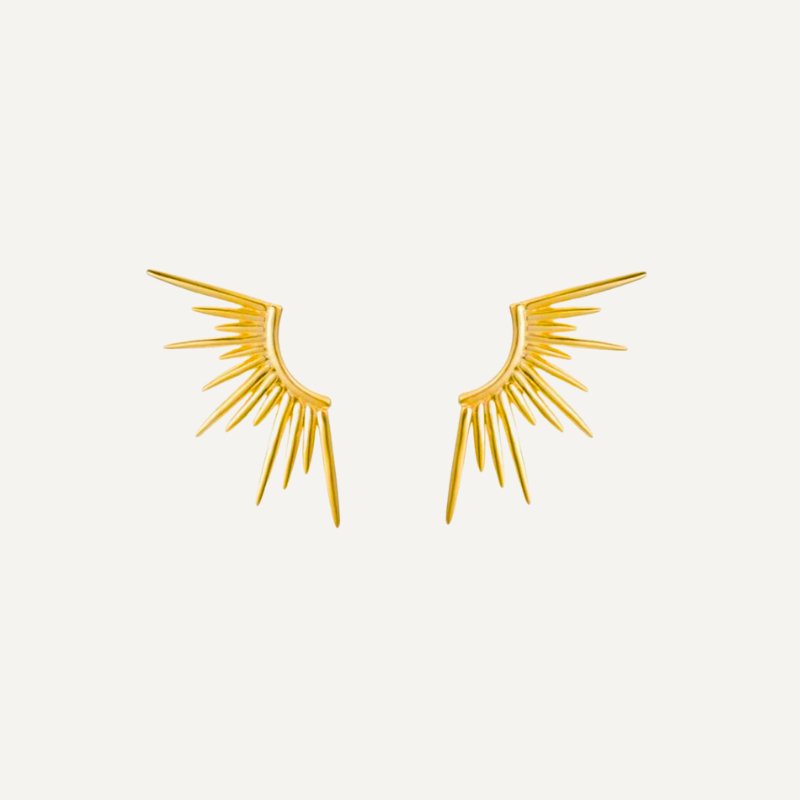 Sun Gold Earrings - BRINCOS - DAANA