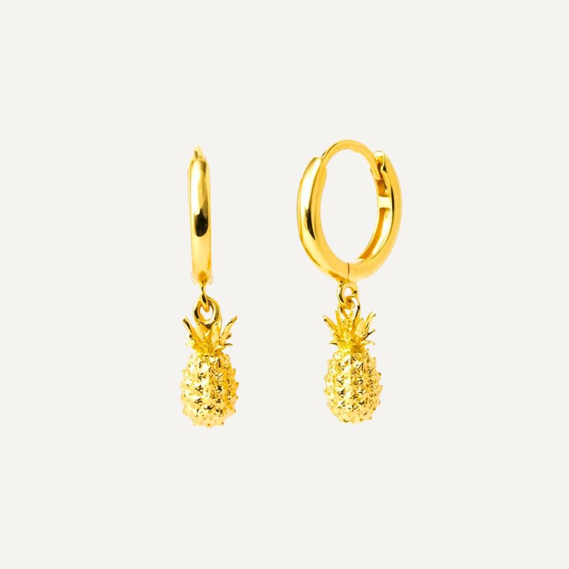 Gold Piña Earring - DAANA